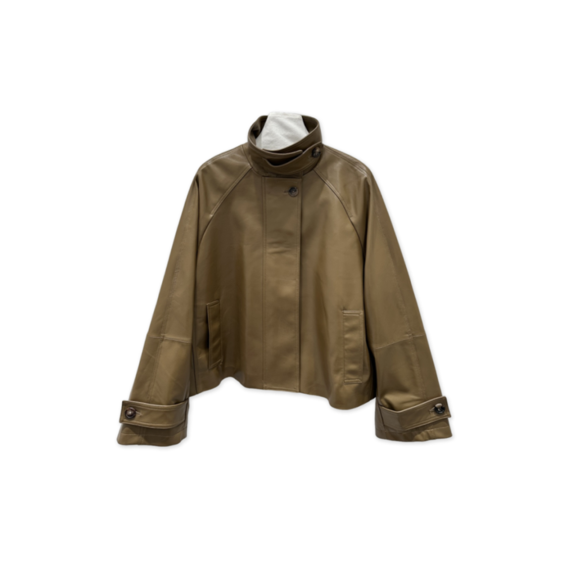 L0ew* short parka in nappa calfskin s359y34laa